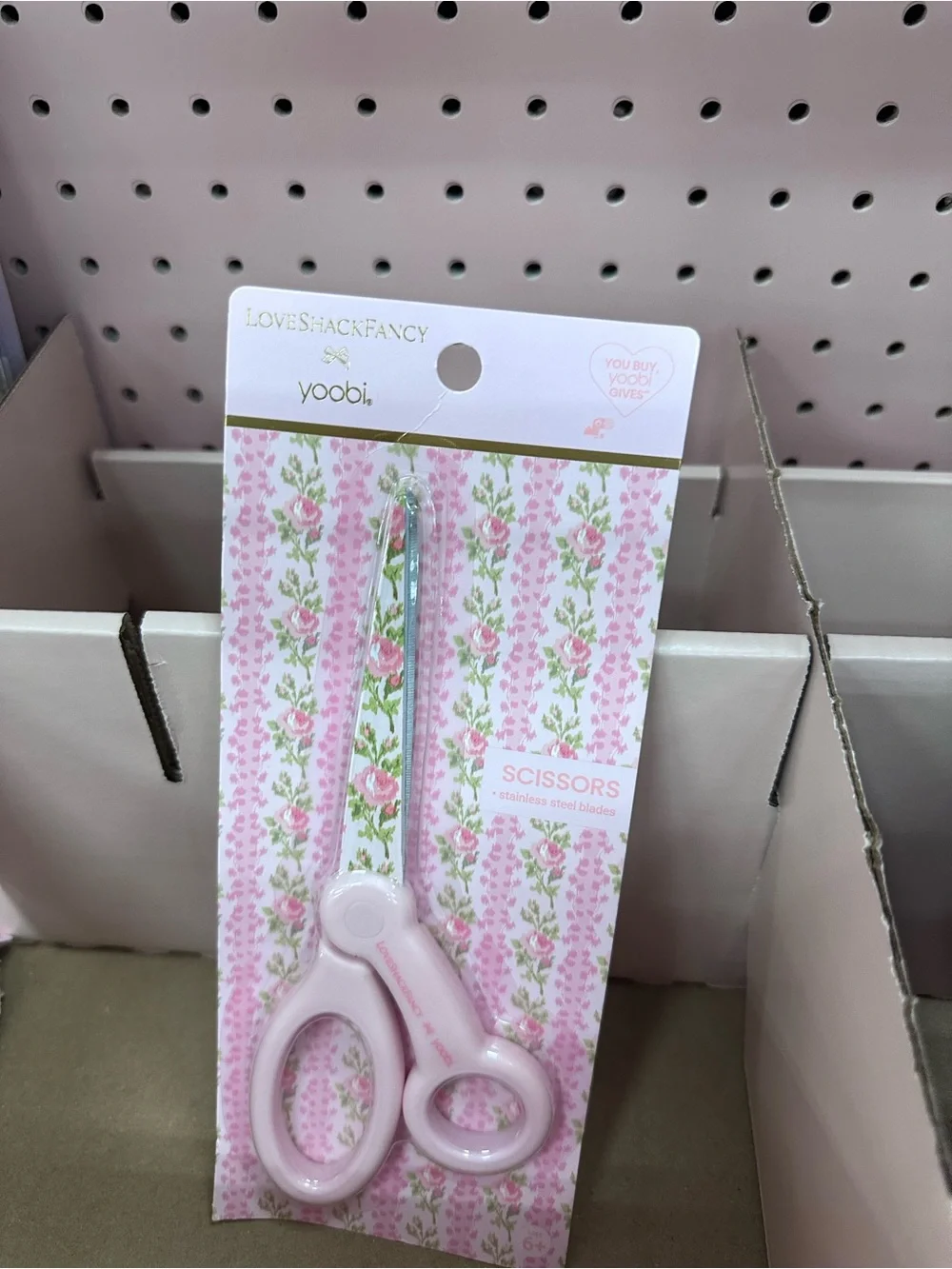 Love Shack Fancy x yoobi Pink Floral Stapler/Scissors/Tape Dispenser- Gift Set
